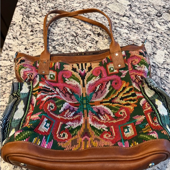 Nena & Co. Multicolor Embroidered Tote - Picture 6 of 11